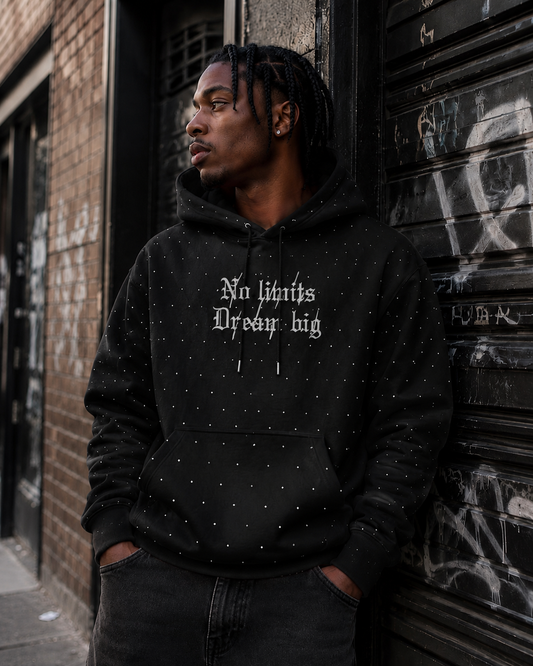 No Limits Dream Big Crystal Hoodie