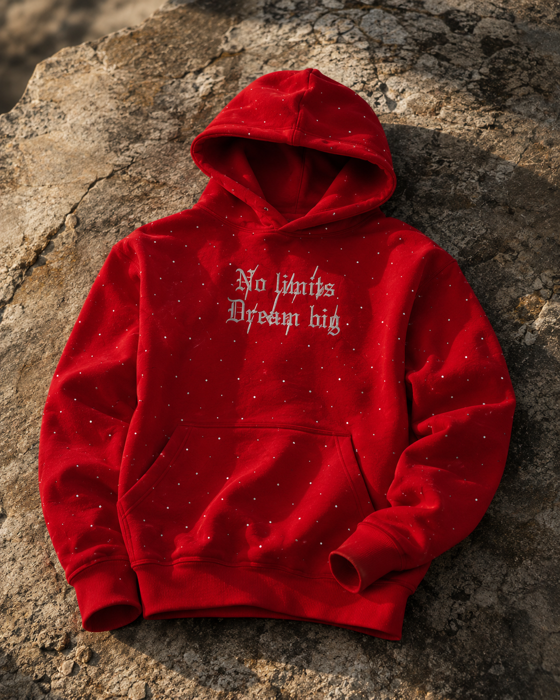 No Limits Dream Big Crystal Hoodie