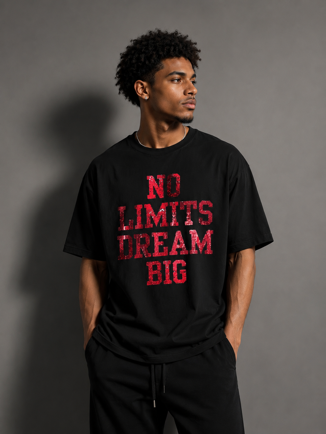 No Limits Dream Big Crystal Tee