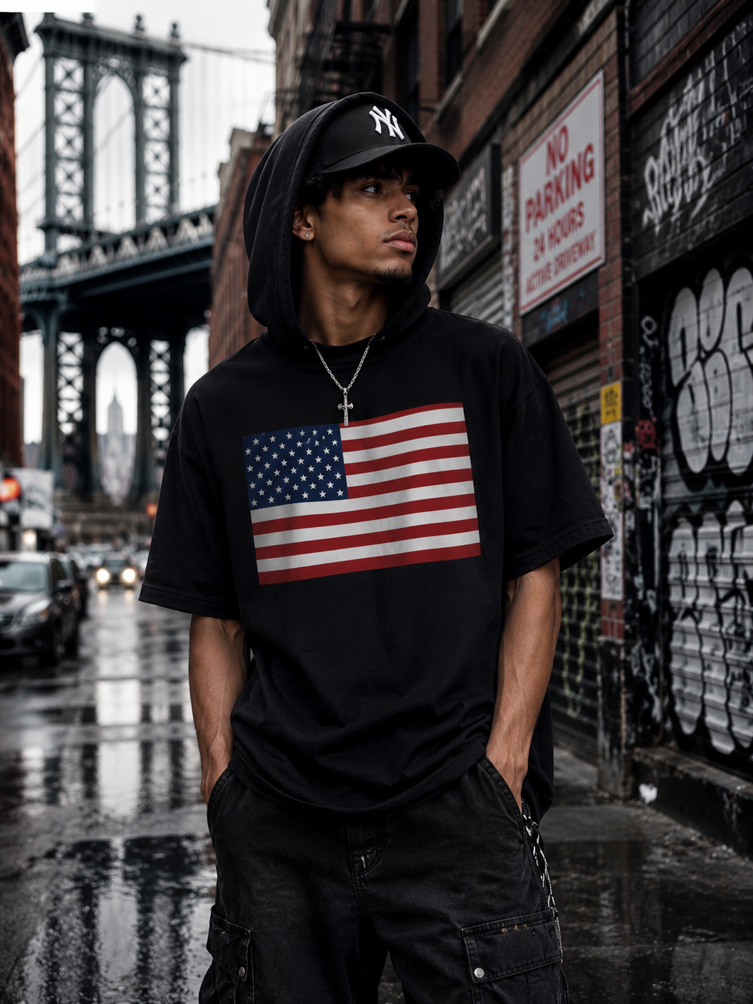 Fortune American Flag T-shirts